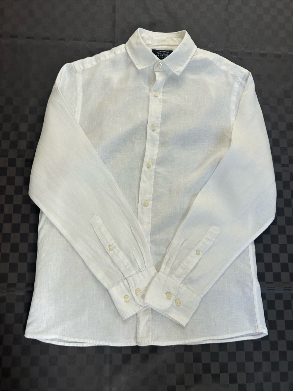 Charles Tyrwhitt 100% linen button down shirt